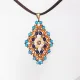 Symphony - Talia Rhombus M-Chocolate Suedine - 1